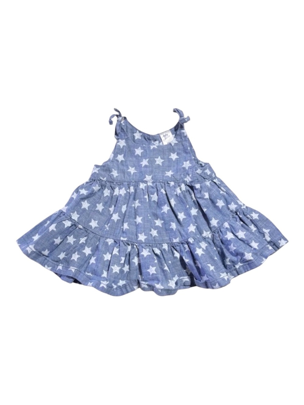 OshKosh chambray star twirl dress 6 months 4th Of July